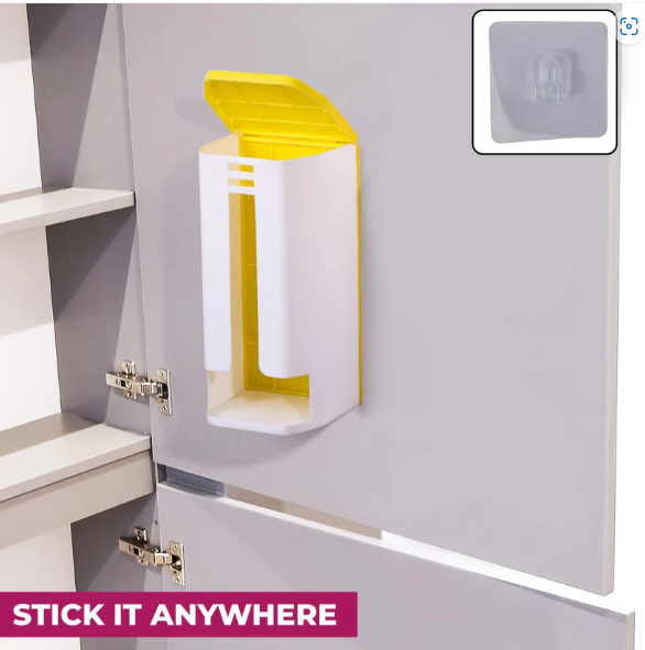 Wall-Mounted Bag Dispenser – Kitchen Plastic Bag Organizer Box