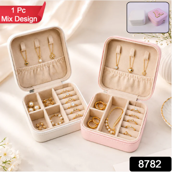 Travel Jewellery Box – Portable PU Leather Organiser | LilyGleam - Image 2