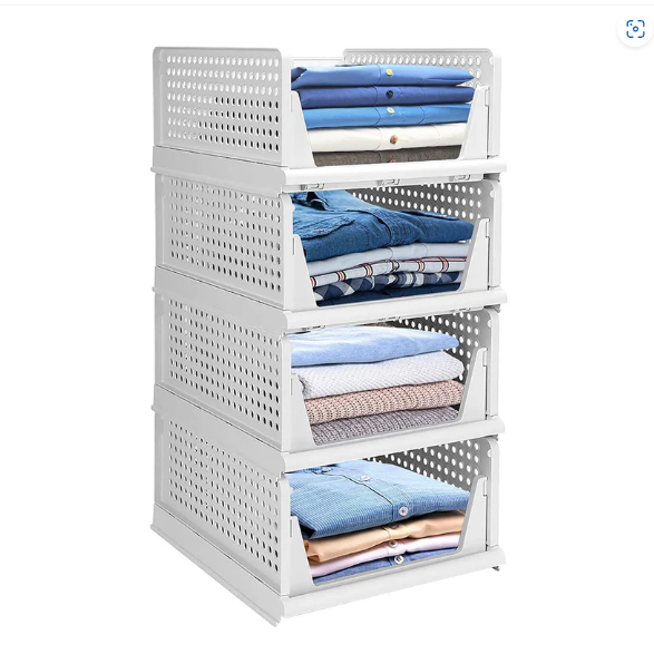 Wardrobe Drawer Organizer – 4 Layer Foldable Storage | Indo Glow