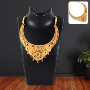 Gold-Plated Necklace Set – Elegant Traditional Jewellery | BW