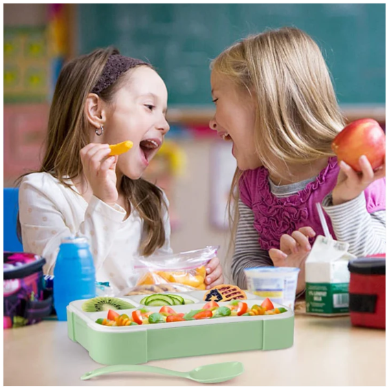 Leak-Proof Lunch Box 4 Compartments – Durable & BPA-Free | Lunchie Bunchie