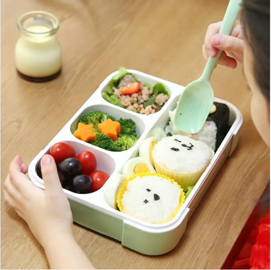 Leak-Proof Lunch Box 4 Compartments – Durable & BPA-Free | Lunchie Bunchie - Image 2