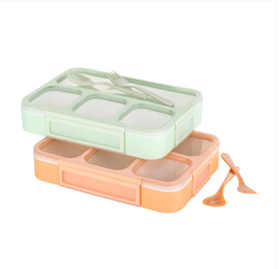 Leak-Proof Lunch Box 4 Compartments – Durable & BPA-Free | Lunchie Bunchie - Image 4