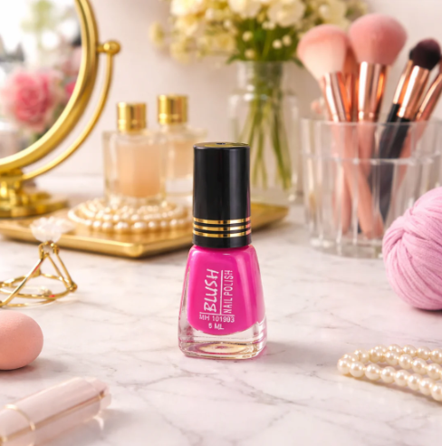 Mini Matte Nail Polish – Quick-Dry 6 ML Glitter Finish