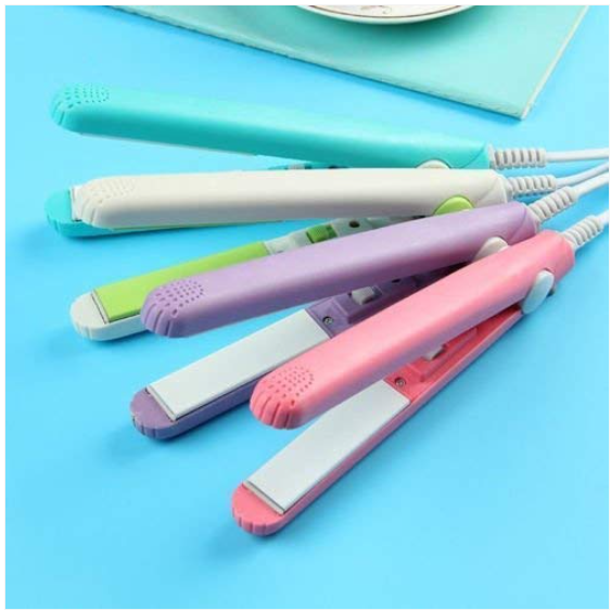 Mini Hair Styler – Ceramic Straightener & Curler | Velvet Wellness - Image 2