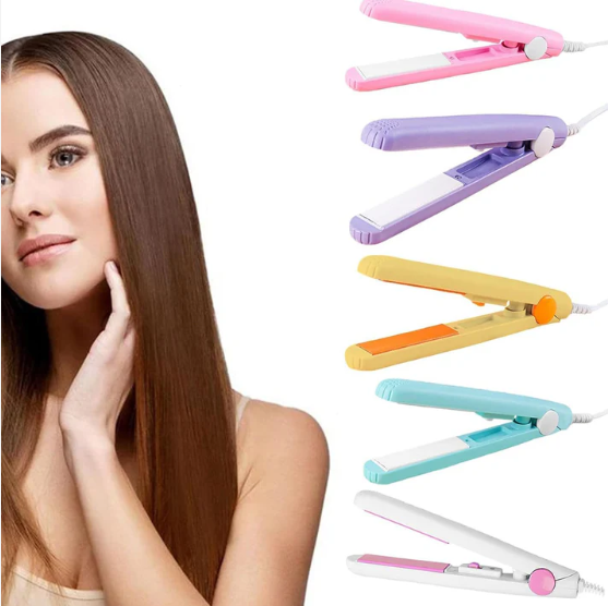 Mini Hair Styler – Ceramic Straightener & Curler | Velvet Wellness - Image 3