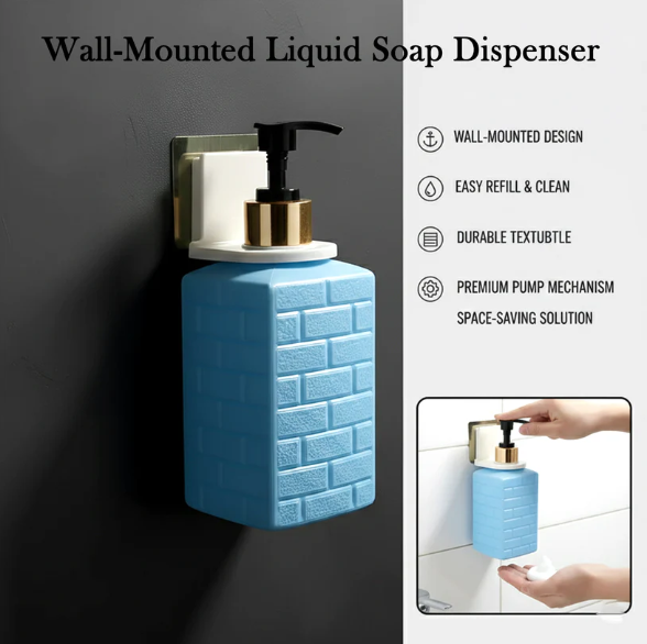 Wall-Mounted Liquid Soap Dispenser – Hygienic, Space-Saving Solution