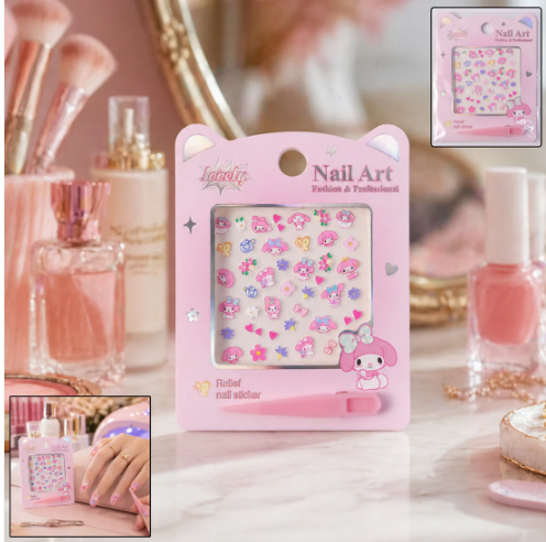 Nail Art Sticker Set – Easy DIY Creative Manicure Kit