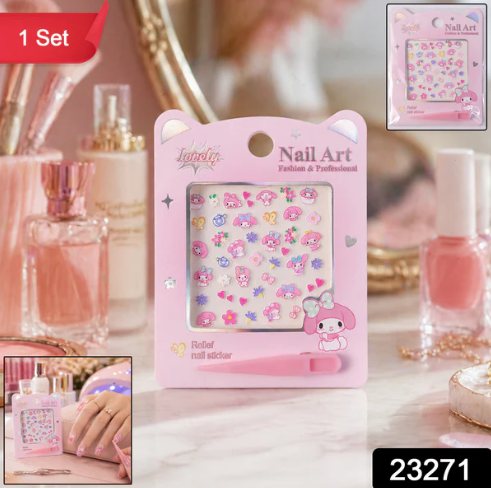 Nail Art Sticker Set – Easy DIY Creative Manicure Kit