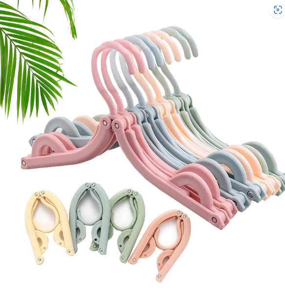 Portable Folding Hangers – 10 Pcs Travel & Home Use | TinyMystery