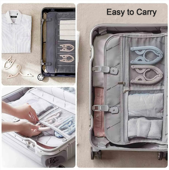 Portable Folding Hangers – 10 Pcs Travel & Home Use | TinyMystery