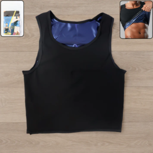Men's Sweat Shaper Tank Top – Slim Fit Neoprene Vest for Weight Loss