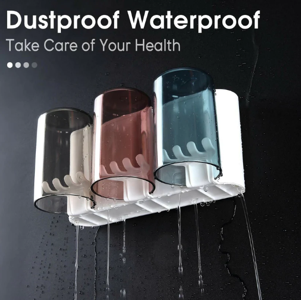 Toothbrush Holder – Wall-Mounted, Space-Saving & Hygienic Design