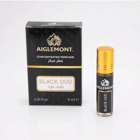 Black Oud Roll-on Attar – Alcohol-Free, Long Lasting 6ml - Image 2