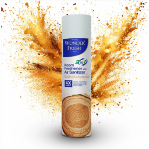 Sandalwood Air Freshener Spray 125g – Long-Lasting | Wonder Fresh