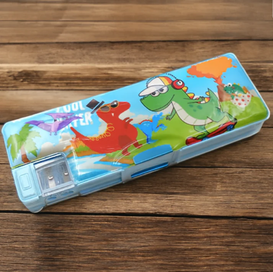 Kids Pencil Case – Dual Compartment Stationery Box | Deskrova