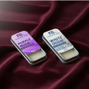White Oud & Purple Musk Solid Perfume – Alcohol-Free Long-Lasting Fragrance