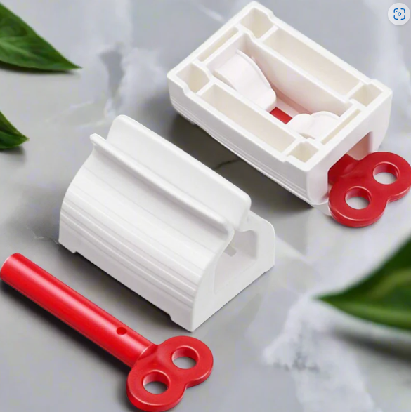 Toothpaste Squeezer – Efficient Tube Roller with Stand | BrushedUp