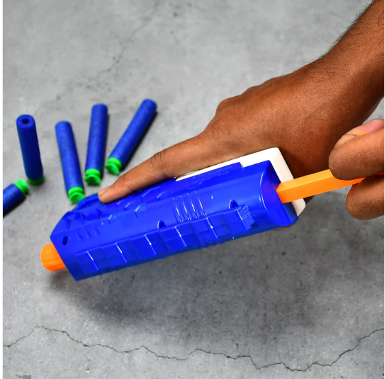 Foam Bullet Gun – ABS Plastic, 10 Suction Darts for Kids | Aditi - Image 3