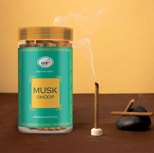 Musk Dhoop Sticks – Premium Herbal Aromatherapy Incense