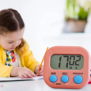 Digital Kitchen Timer – Clear Display & Stopwatch | VoltDesk