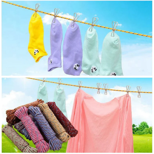 Laundry Clothesline 10m Nylon – Heavy-Duty & Portable | Velvet Organizers