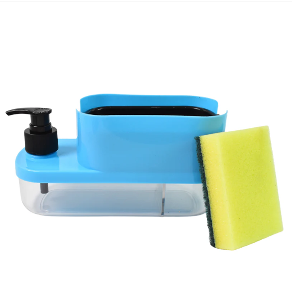 3-in-1 Soap Dispenser – Kitchen & Bathroom Organizer | VelvetBubbles