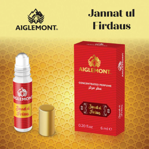 Jannatul Firdaus 6ml Roll-On Attar – Alcohol Free & Long Lasting