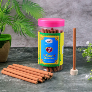 Kesar Chandan Dhoop Sticks – 100g Jar for Pooja & Calm