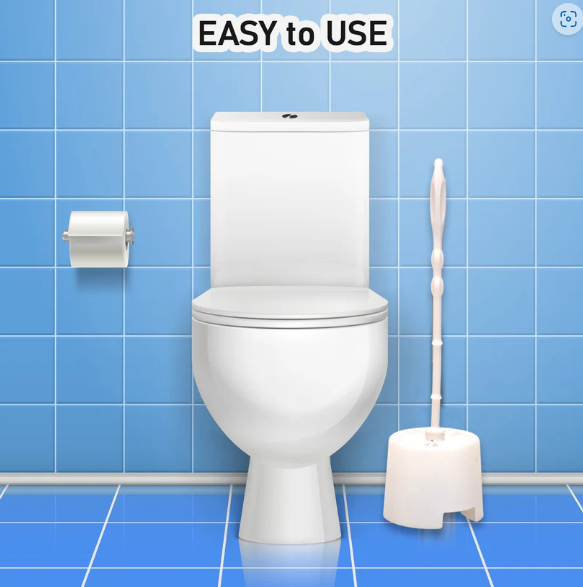 Toilet Cleaning Brush – Flexible Head & Potted Holder | Pro Clean