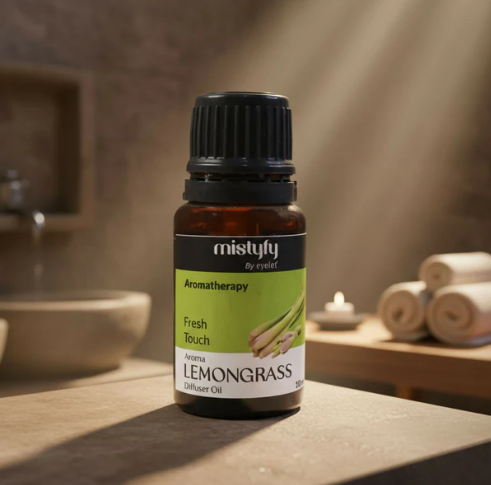 Lemongrass Diffuser Oil 10ml – Fresh & Uplifting Aromatherapy