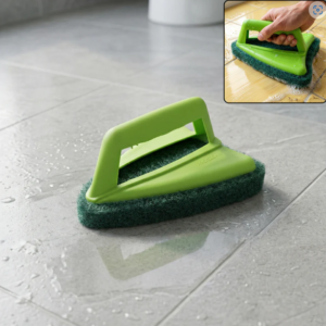 Bathroom Tile Scrubber – Abrasive Head & Handle | Pro Clean