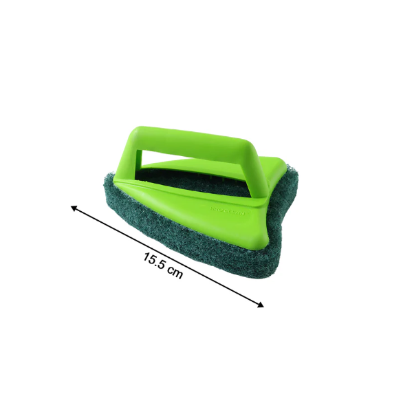Bathroom Tile Scrubber – Abrasive Head & Handle | Pro Clean