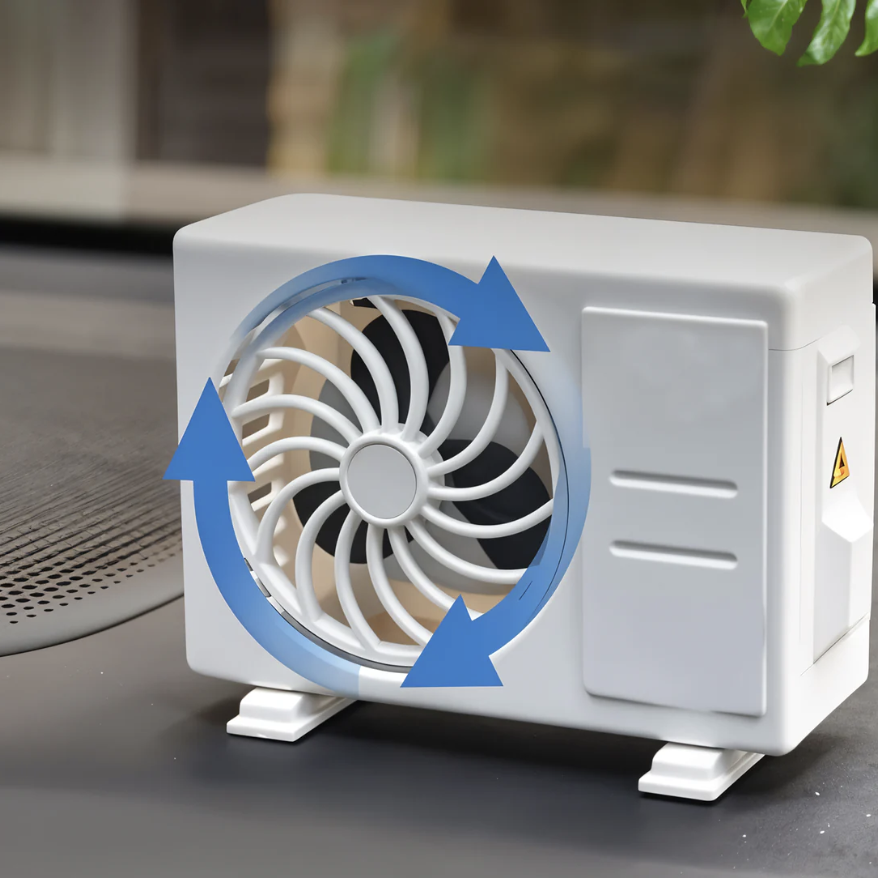 Solar-Powered Car Air Freshener – Built-in Perfume Diffuser