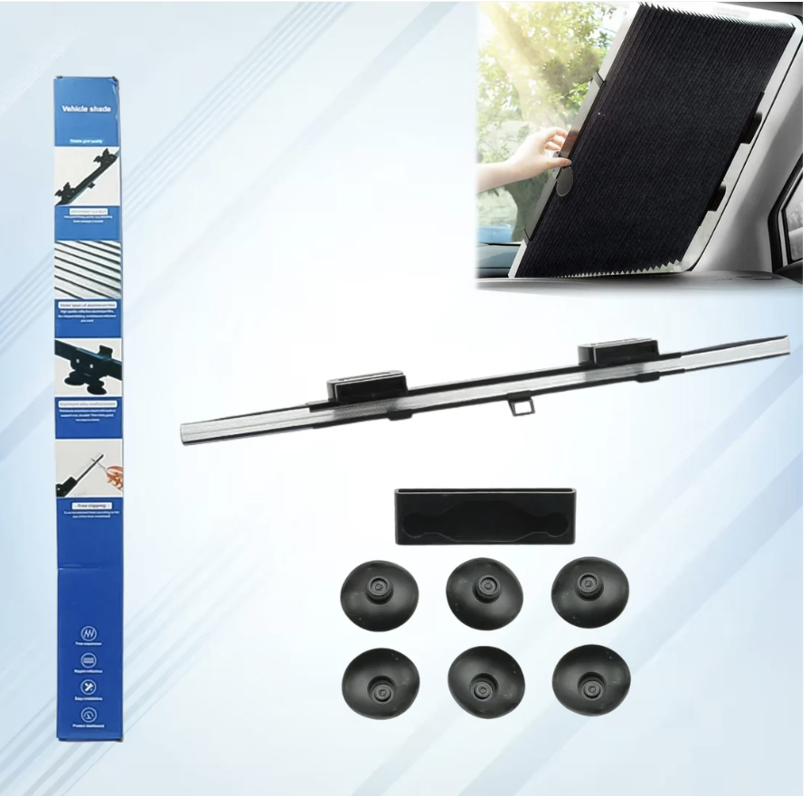 Keep your car cool and protected from the scorching Indian sun with our premium Car Windshield Sun Shade.