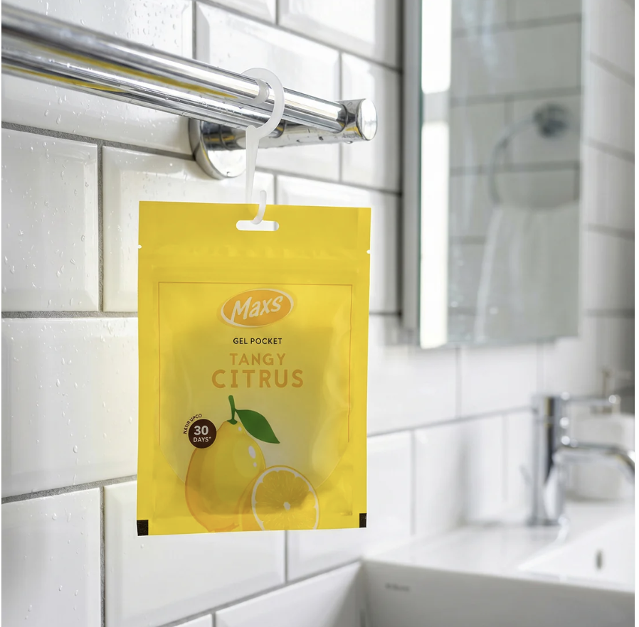 Maxs Tangy Citrus Gel Air Freshener – Long-Lasting Freshness for Indoor Use