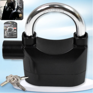 Siren Alarm Lock – Waterproof Anti-Theft Padlock | VelvaBloom