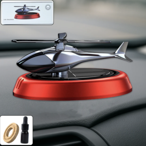 Solar Helicopter Car Air Freshener – Eco-Friendly Rotating Diffuser
