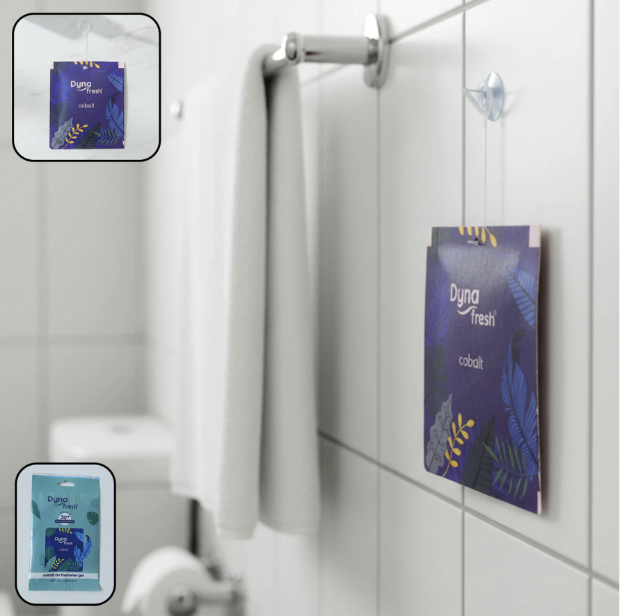 Cobalt Hanging Air Freshener Gel – Long Lasting Cool Aqua Fragrance