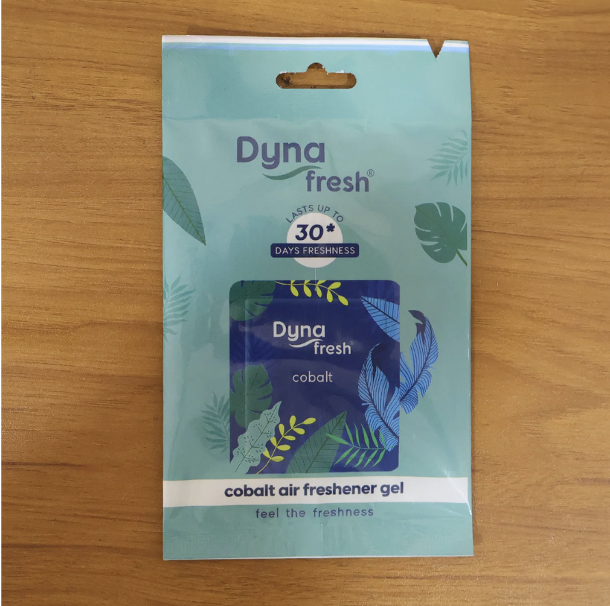 Cobalt Hanging Air Freshener Gel – Long Lasting Cool Aqua Fragrance