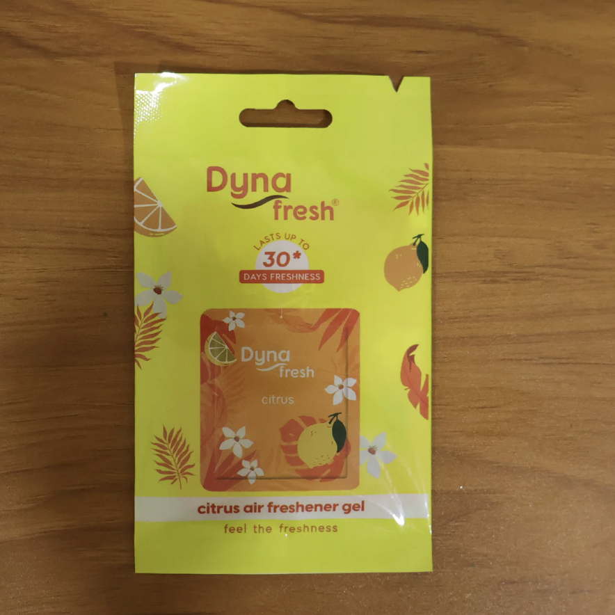 Citrus Hanging Air Freshener Gel – Long-lasting Lemon Fragrance