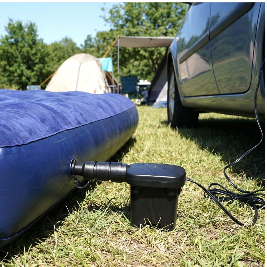 Portable Electric Air Pump – Compact Inflator with Car Adapter