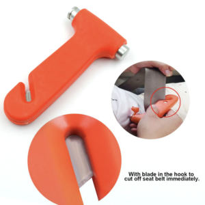 Car Safety Hammer – Emergency Window Breaker & Cutter | Safora