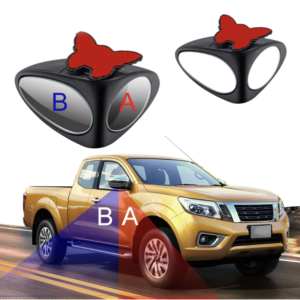 Car Blind Spot Mirror – 360° Rotation with HD Glass for Safety