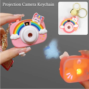 Projective Camera Keychain – Fun Rainbow Image Projector