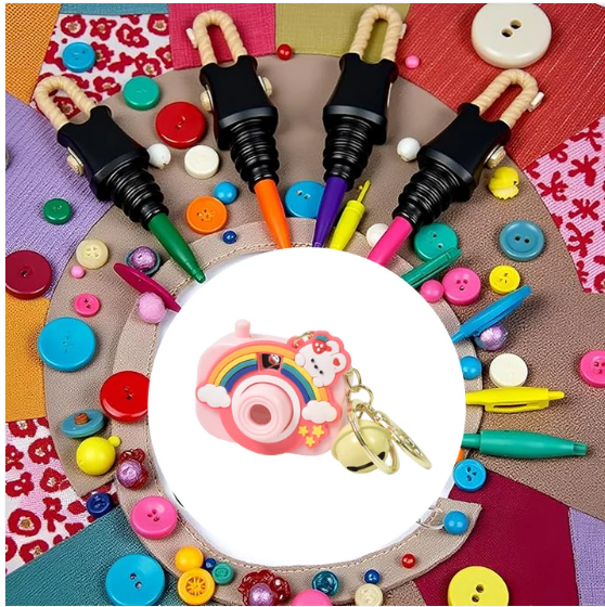 Projective Camera Keychain – Fun Rainbow Image Projector - Image 2