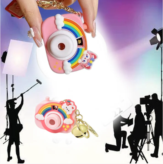 Projective Camera Keychain – Fun Rainbow Image Projector - Image 3