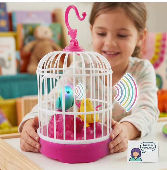 Kids Talking Bird Cage Toy – Interactive Sound & Repeats Fun - Image 3