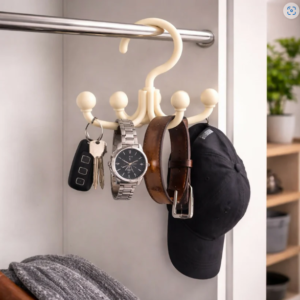 Multi Hook Hanger – Space-Saving Organizer for Keys & Accessories
