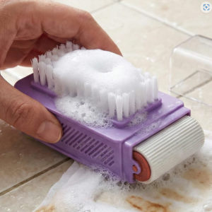Multi-Functional Cleaning Brush – Ergonomic Roller & Tough Bristles